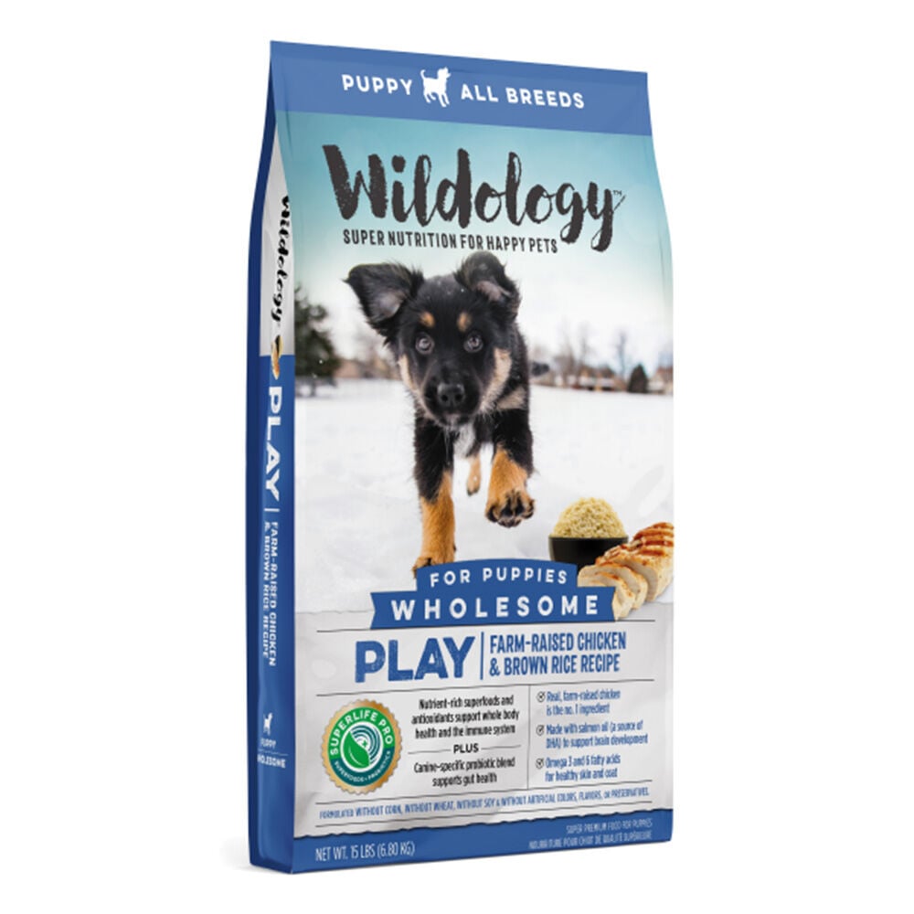 image of Dry Puppy Food-PLAY Farm-Raised Chicken & Brown Rice, 15 lb