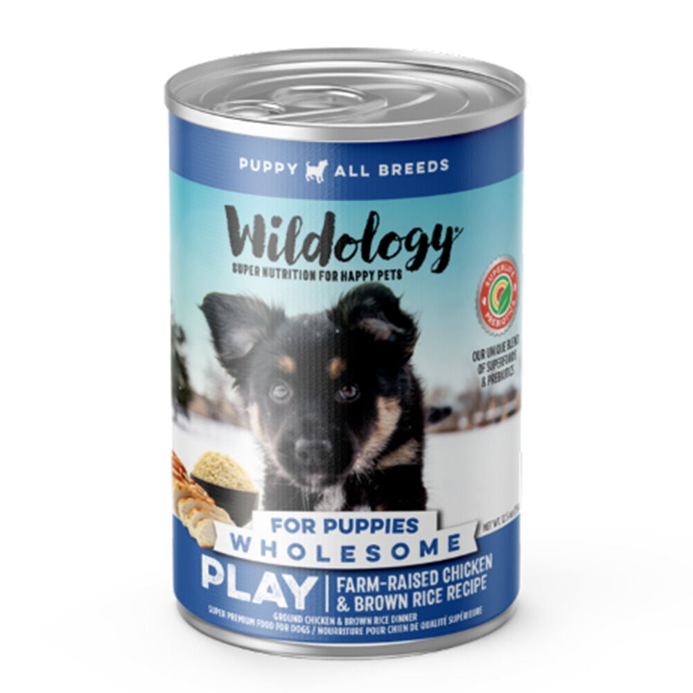 image of  Wet Dog Food- PLAY Farm-Raised Chicken & Brown Rice, 12.8 oz