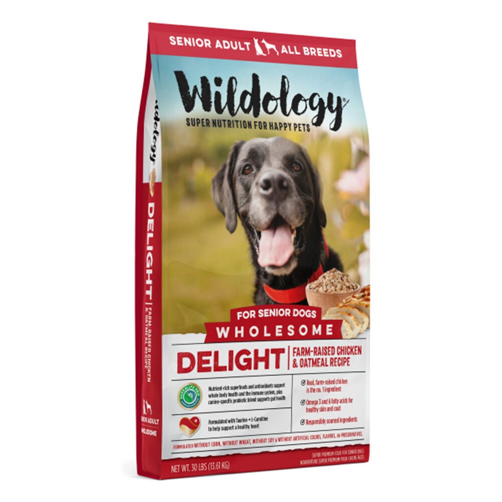image of Dry Dog Food- DELIGHT Farm-Raised Chicken & Oatmeal, 30 lbs