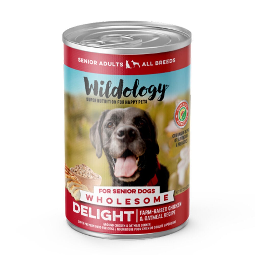image of Wet Dog Food- DELIGHT Farm-Raised Chicken & Oatmeal, 12.8 oz