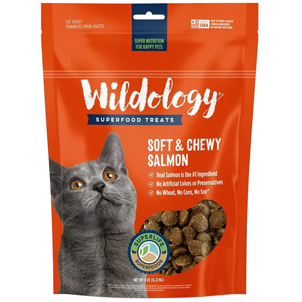 image of Cat Treats- Soft and Chewy, Salmon, 8 oz