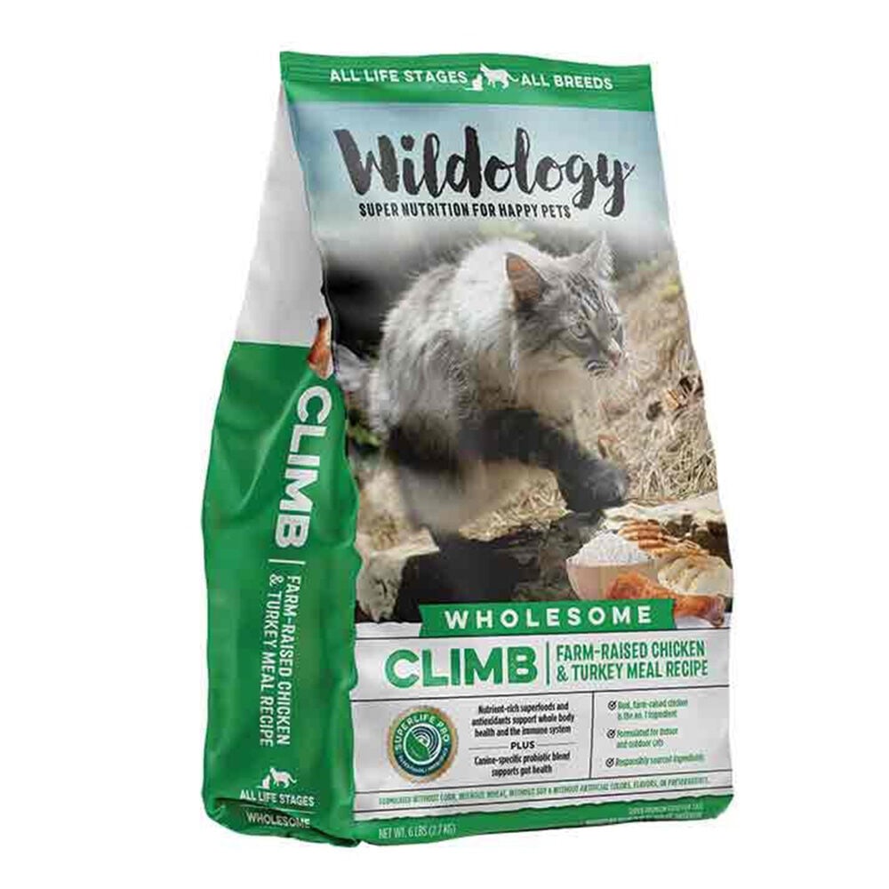 image of Dry Cat Food- CLIMB Farm-Raised Chicken & Turkey Meal, 6 lb