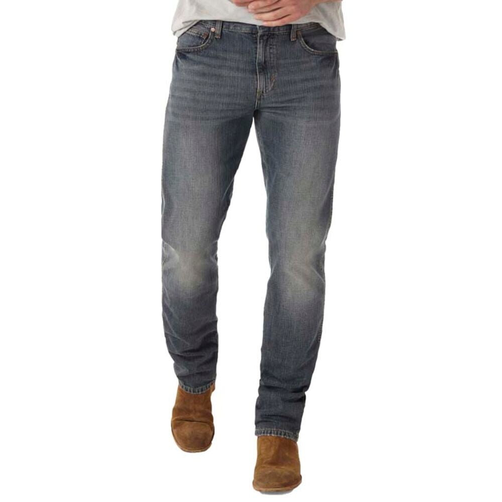 image of Men's Retro Low Rise Straight Leg Slim Fit Jean