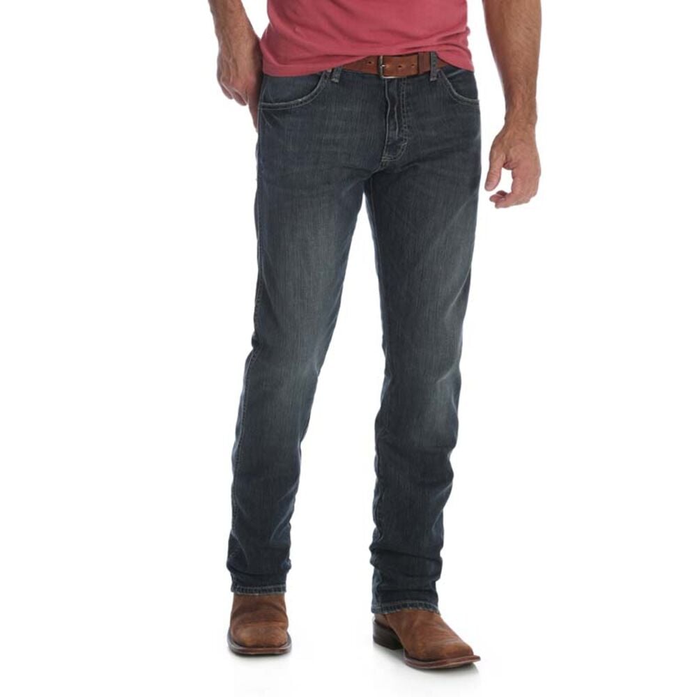 image of Men's Retro Low Rise Straight Leg Slim Fit Jean