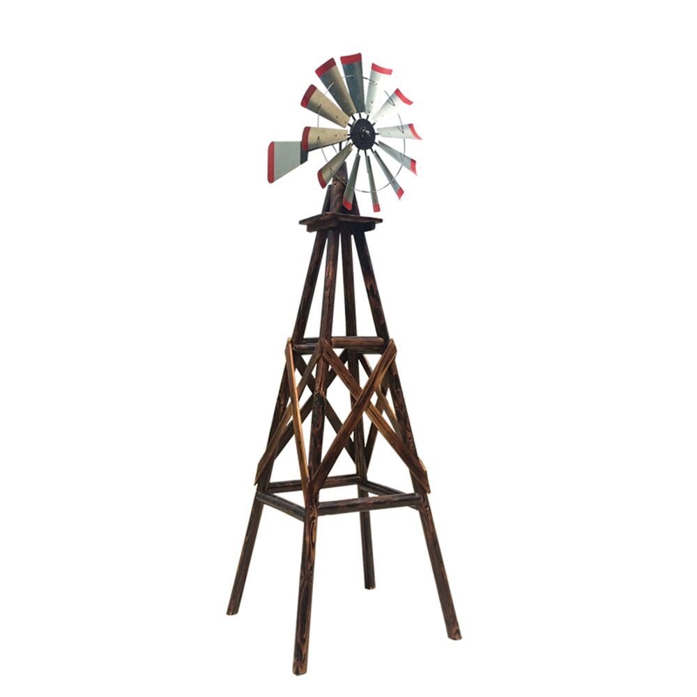 image of Char-Log Red-Tipped Windmill- 9 ft