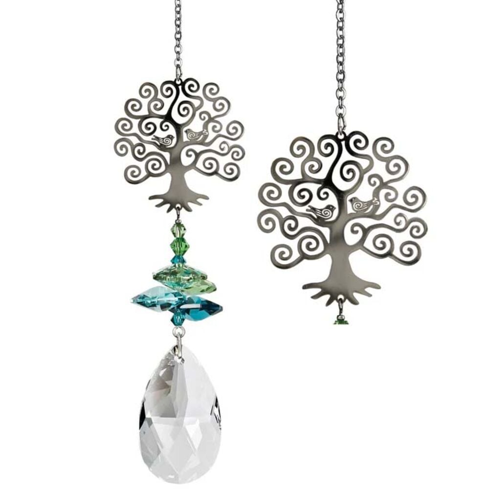 image of Crystal Fantasy Sun Catcher- Tree of Life