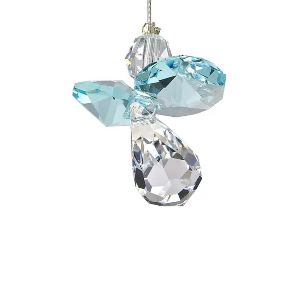image of Crystal Angel Sun Catcher - Aquamarine