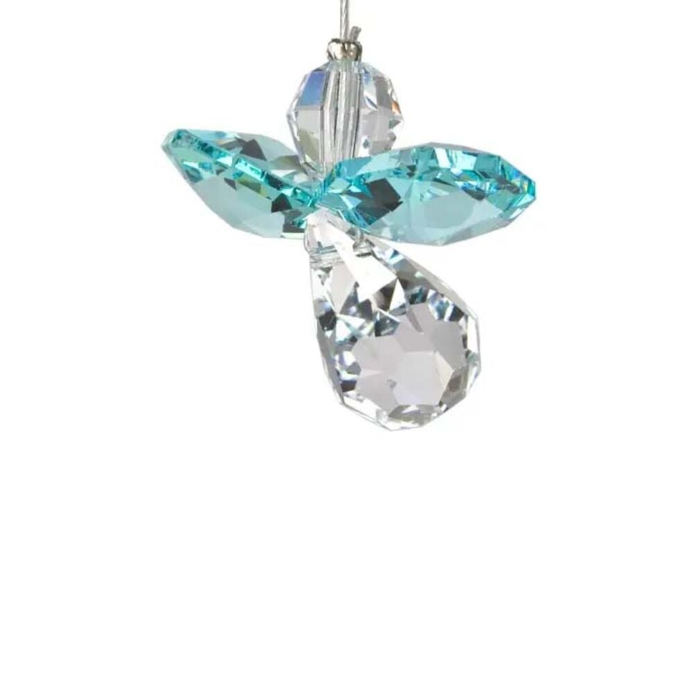 image of Crystal Angel Sun Catcher - Zircon