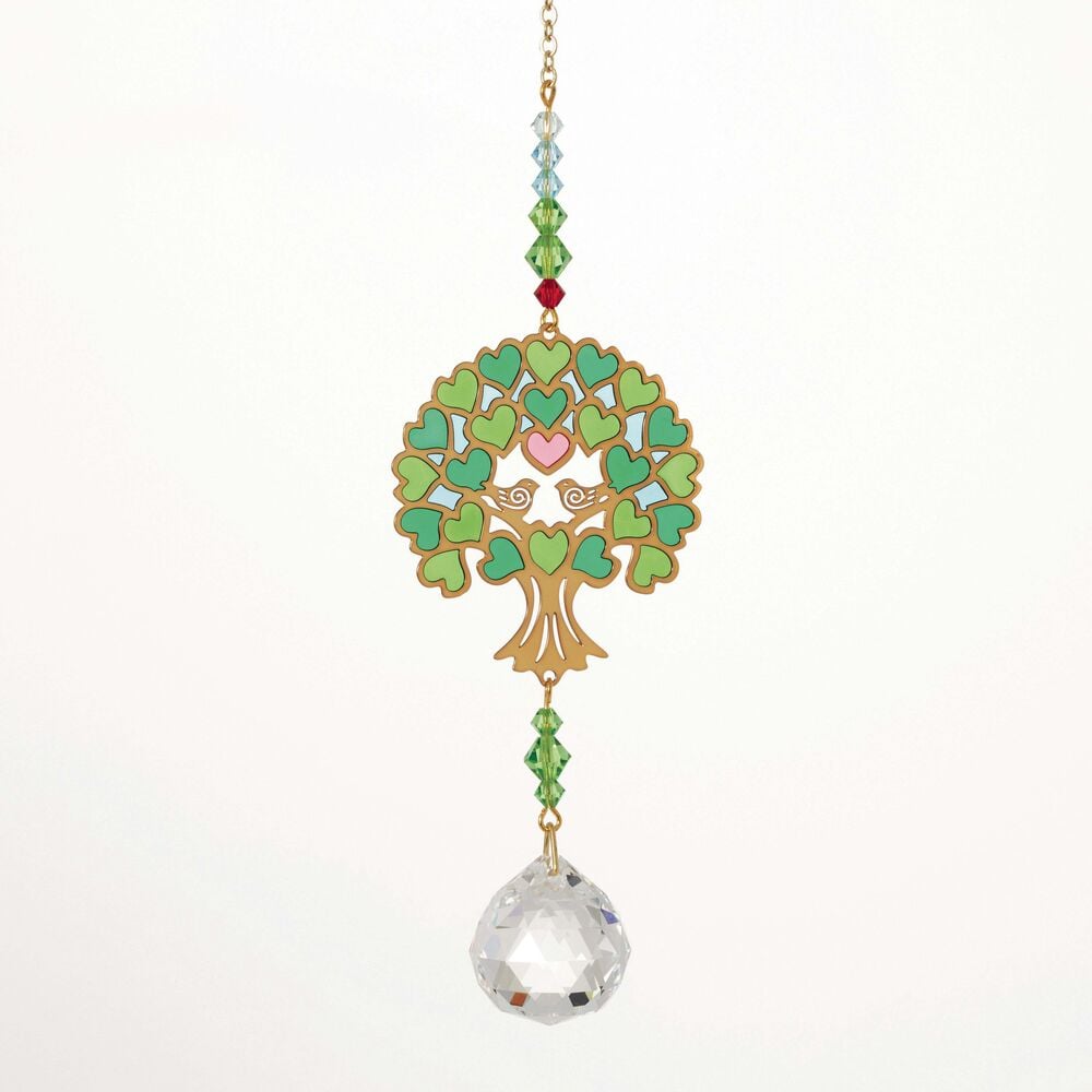 image of Crystal Dreams Sun Catcher - Tree of Life