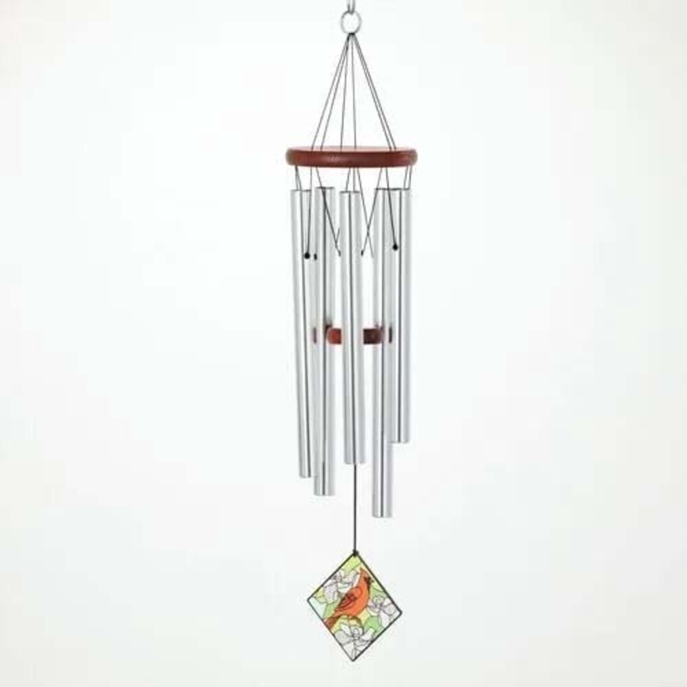 image of Décor Wind Chime- Cardinal
