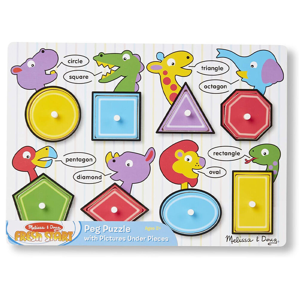 image of Kid's Puzzle- Shapes, 8 pc