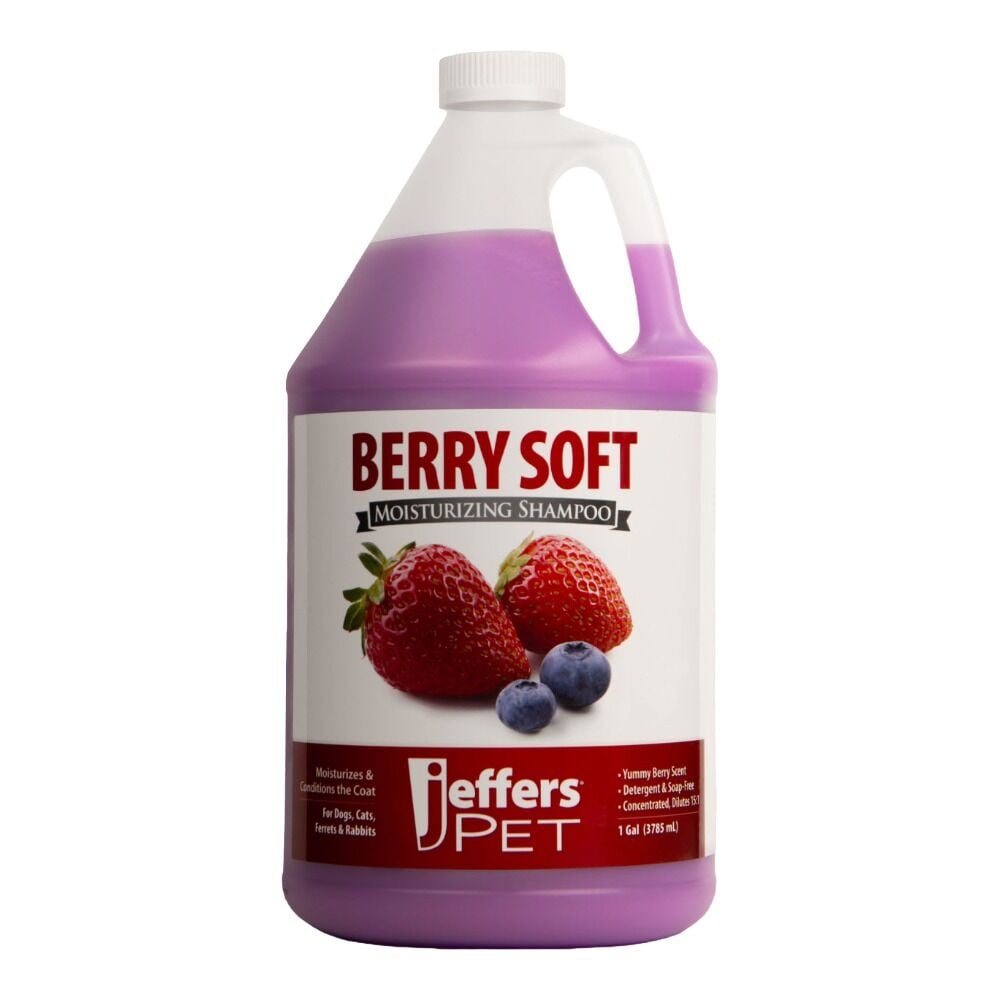 image of Moisturizing Pet Shampoo, Berry Soft Scent, 1 gallon