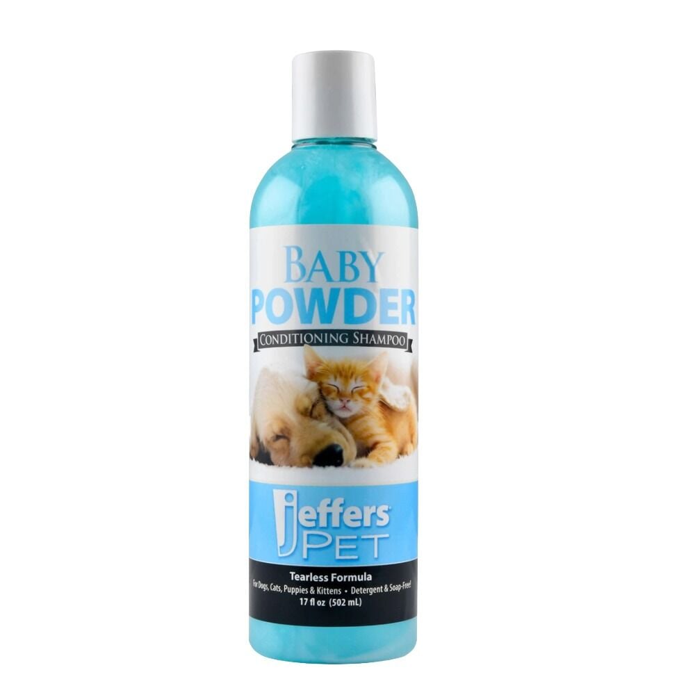 image of Baby Powder Scent Conditioning Shampoo for Dogs & Cats, 17 oz