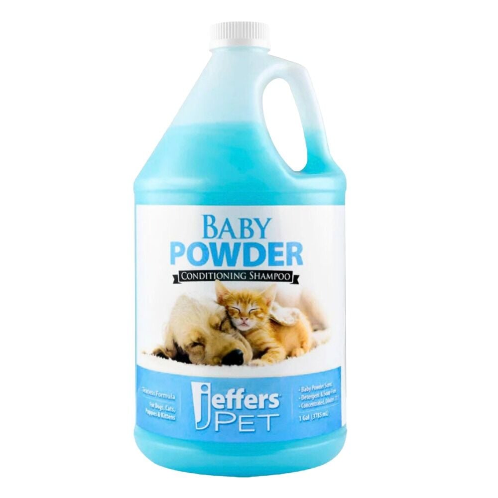 image of Baby Powder Scent Conditioning Shampoo for Dogs & Cats, 1 gal