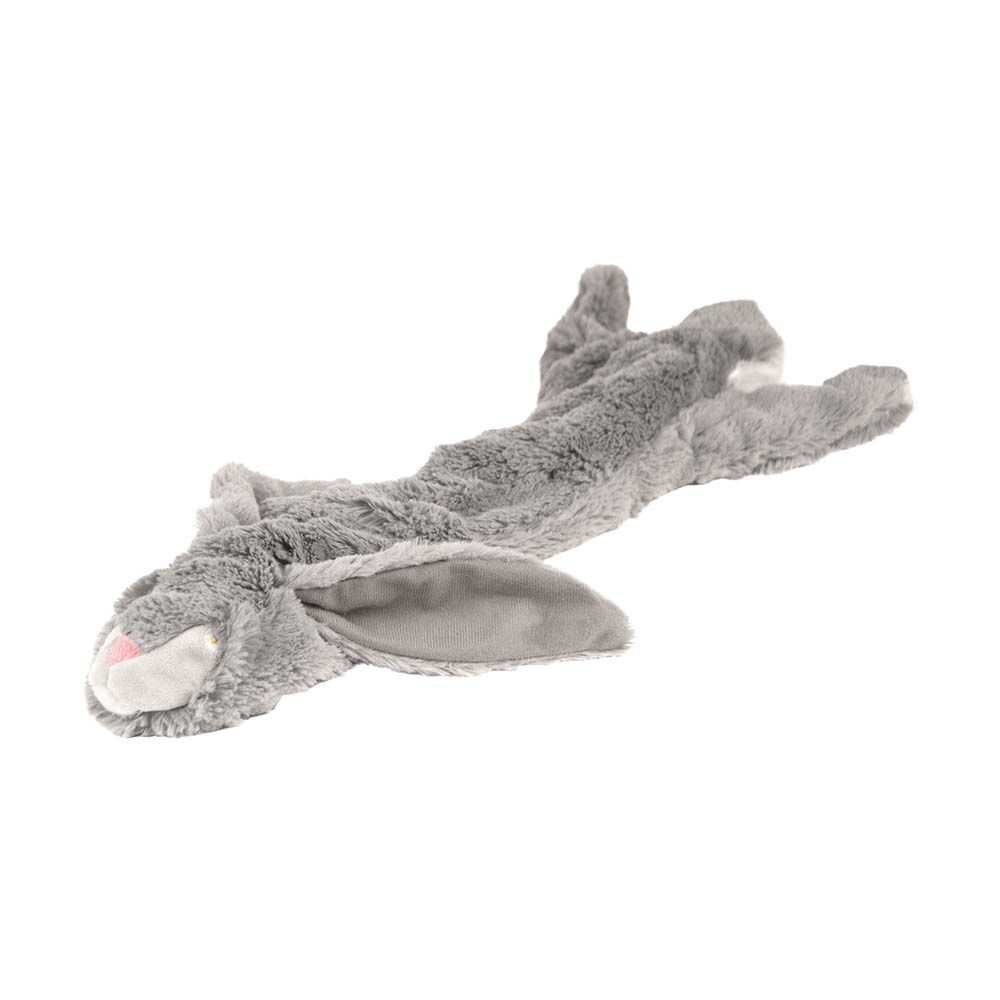 image of Thinnies Unstuffed with Rope & Squeaker Dog Toy - 21 in - Rabbit