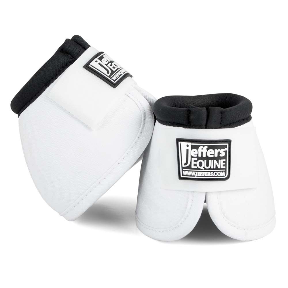 image of Expression No -Turn Bell Boots for Horses - Pair - White