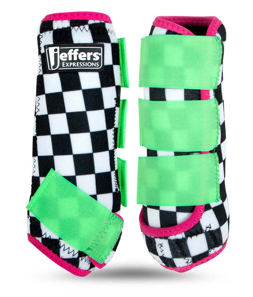 image of Expression Protective Boots for Horses - Pair - Skater Cowgirl 