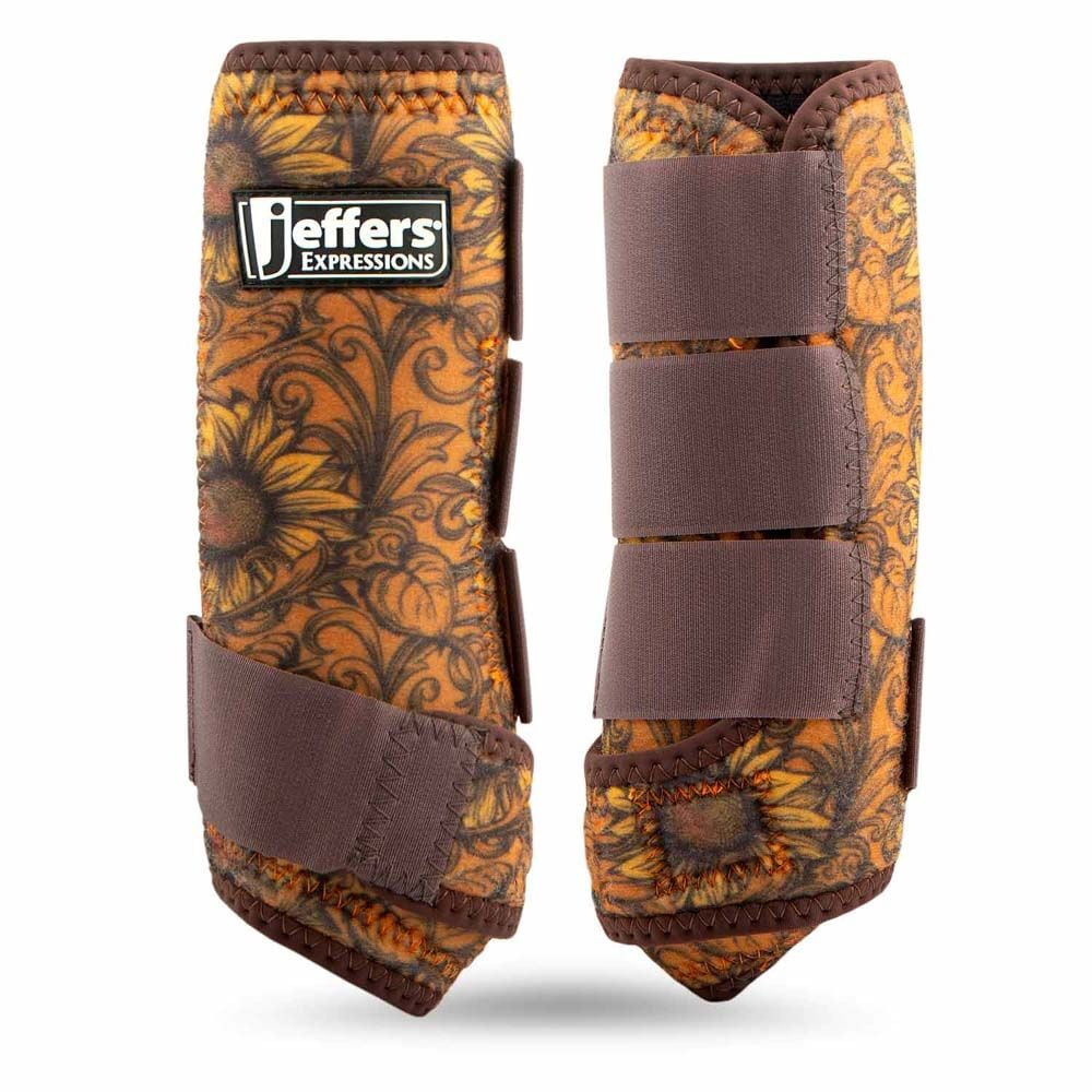 image of Expression Protective Boots for Horses - Pair - Bloomin' Toolin'