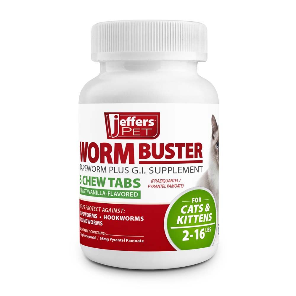 image of Worm Buster Cat Dewormer Tablets