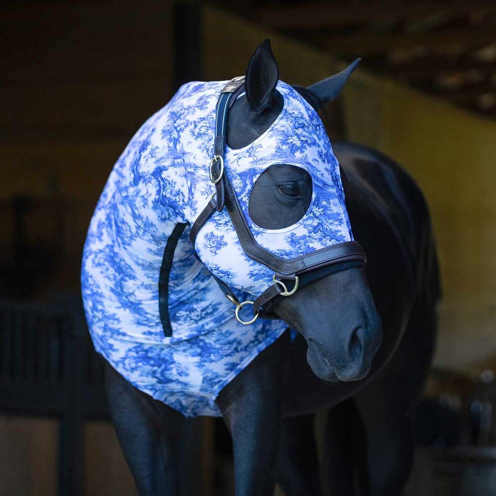 image of Expression Lycra Hood for Horses - Equestrian Toile 