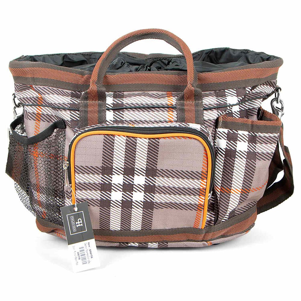 image of Poplar Head Grooming Bag - Plymouth Brown Plaid