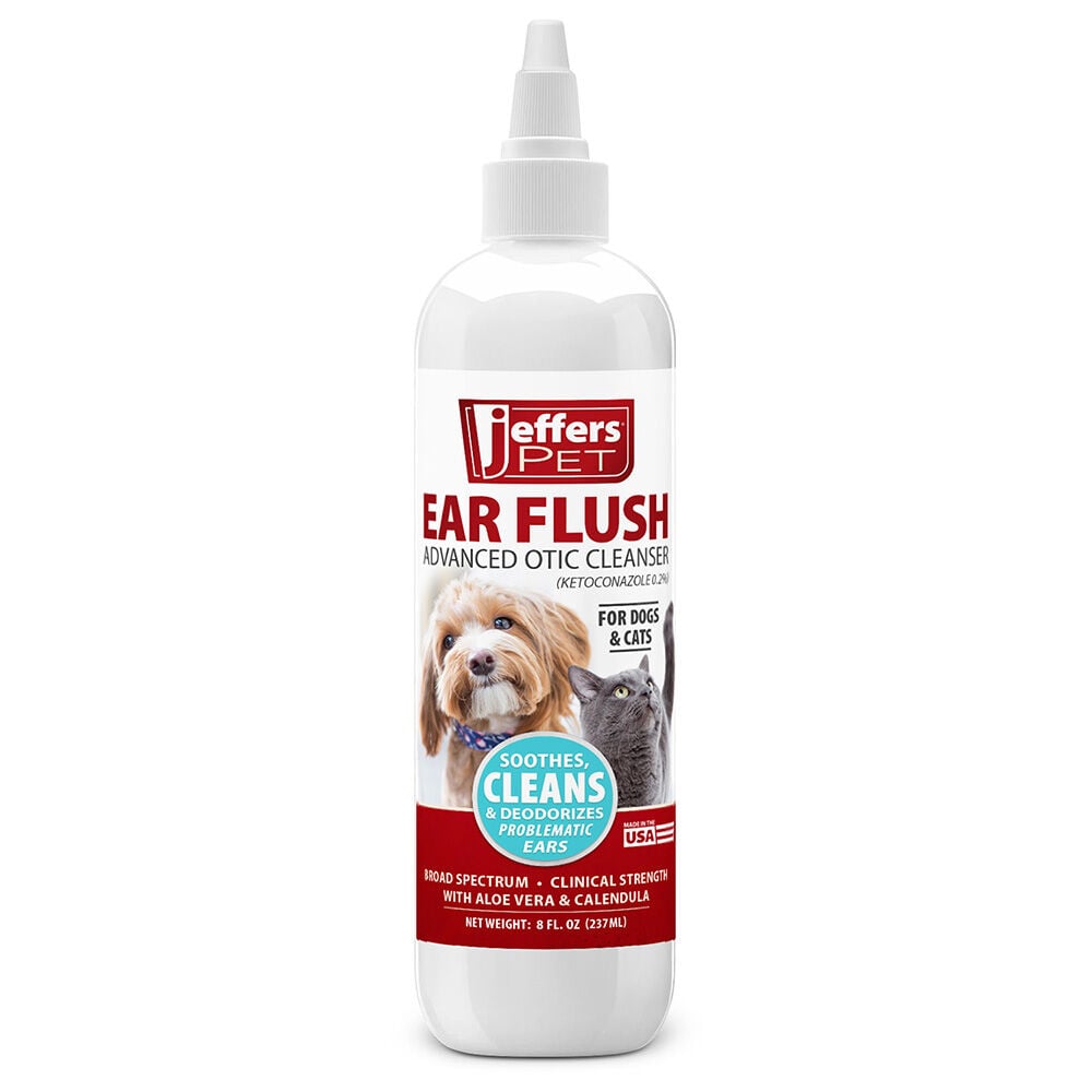 image of Ear Flush for Dogs - Cats & Puppies, 8 oz