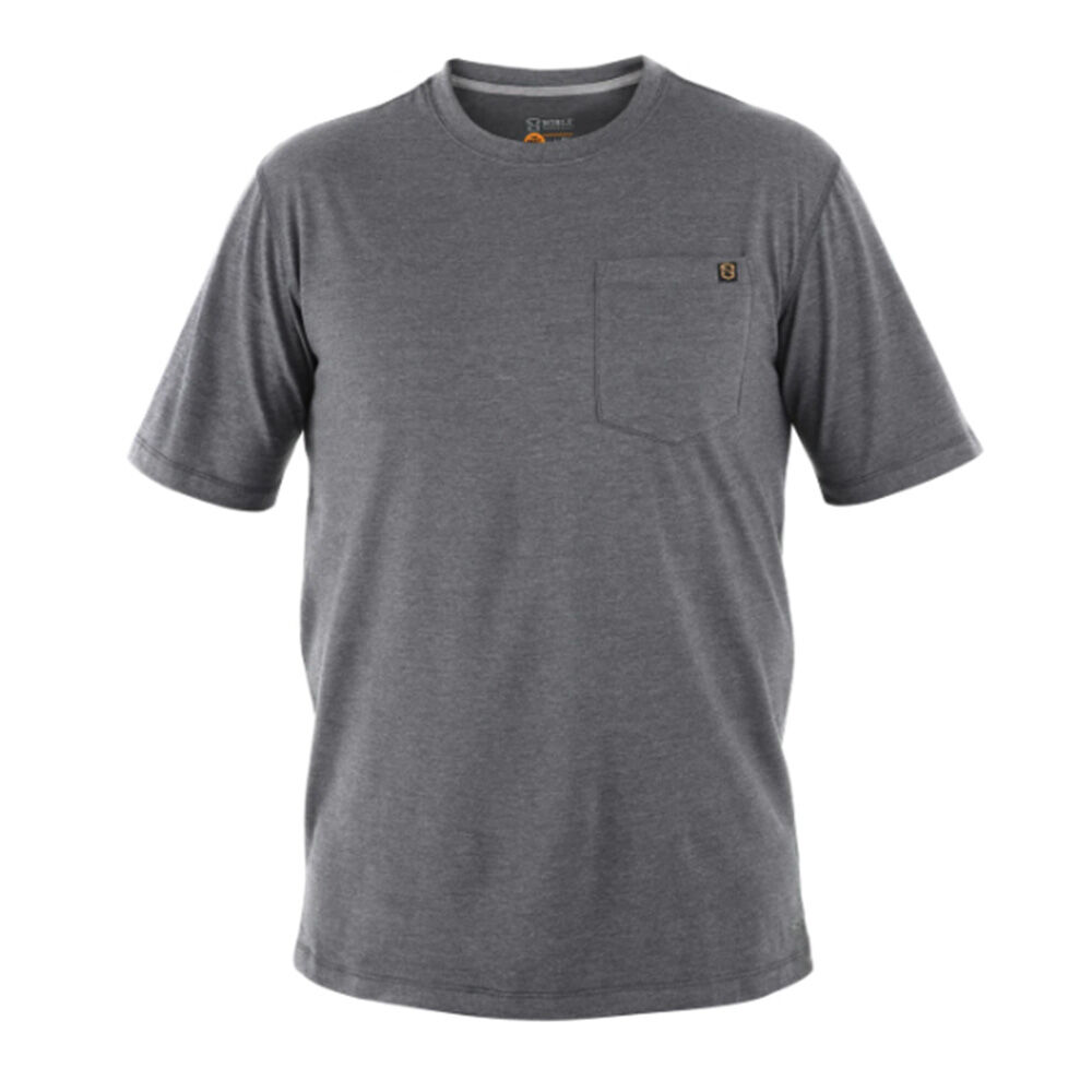 image of Men's Best Dang Short Sleeve Pocket Tee- Charcoal Heather