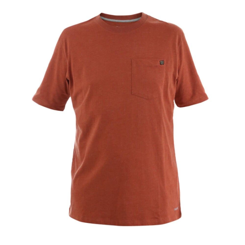 image of Men's Best Dang Short Sleeve Pocket Tee- Cedar Heather