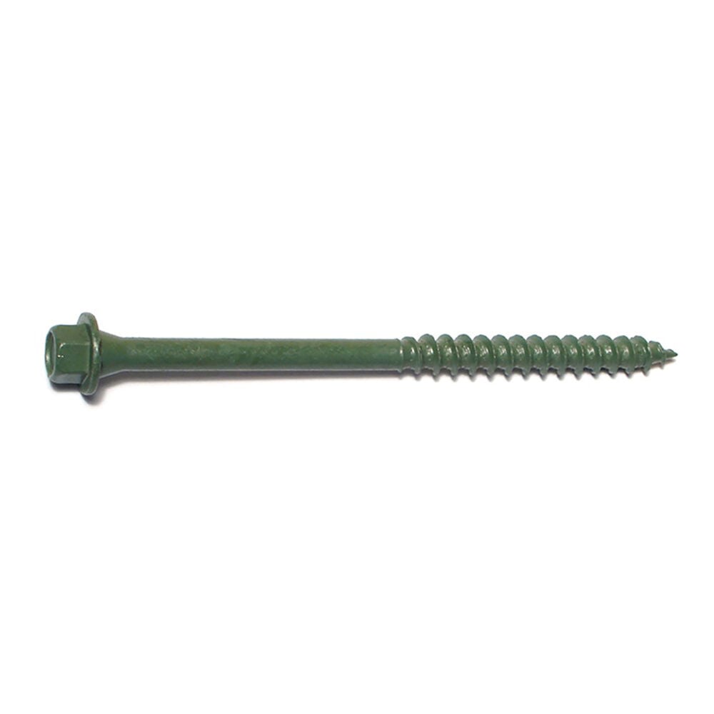 image of 1/4 X 4 Hex Timber Green Screw