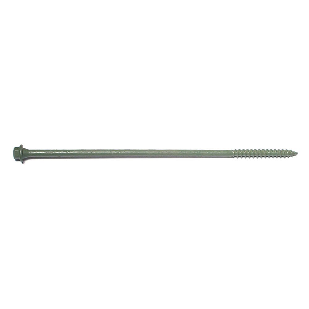 image of 1/4 X 8 Hex Timber Green Screw