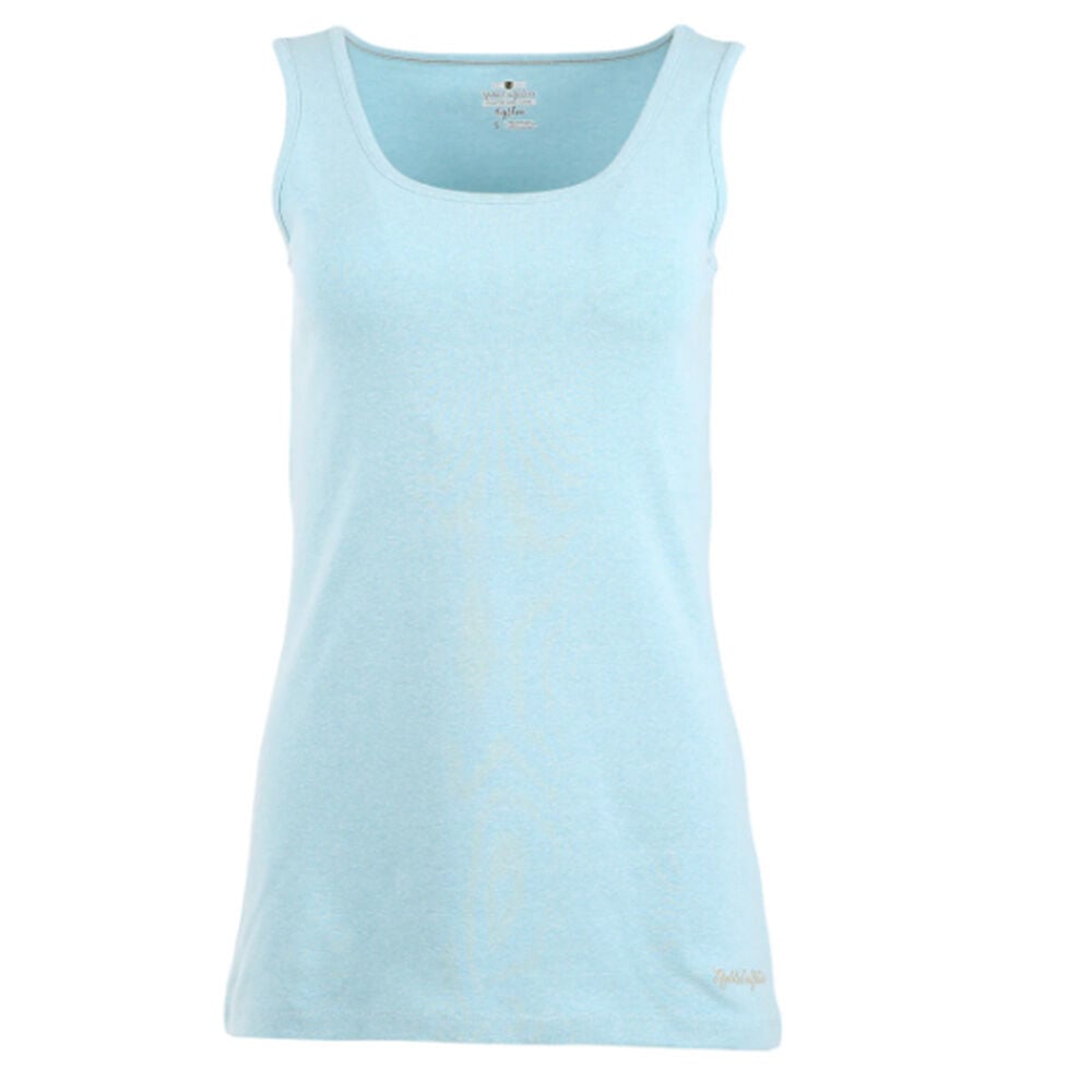 image of Women's Tug-Free Tank- Marine Heather