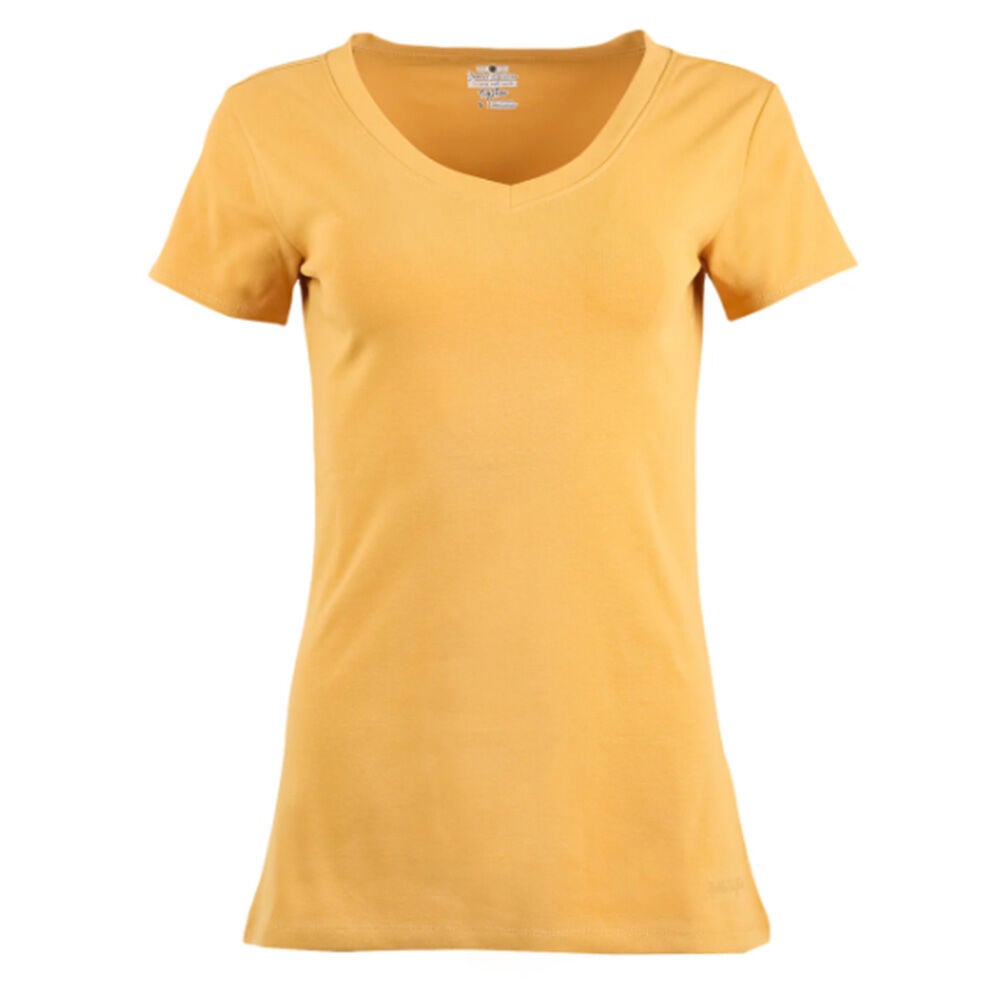 image of Women's Tug-Free V-Neck- Amber