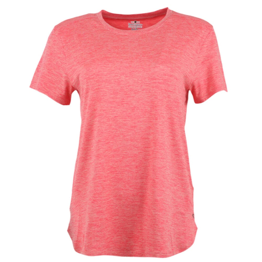 image of Women's Cool Flow Crew Neck Tank Top- Watermelon Heather