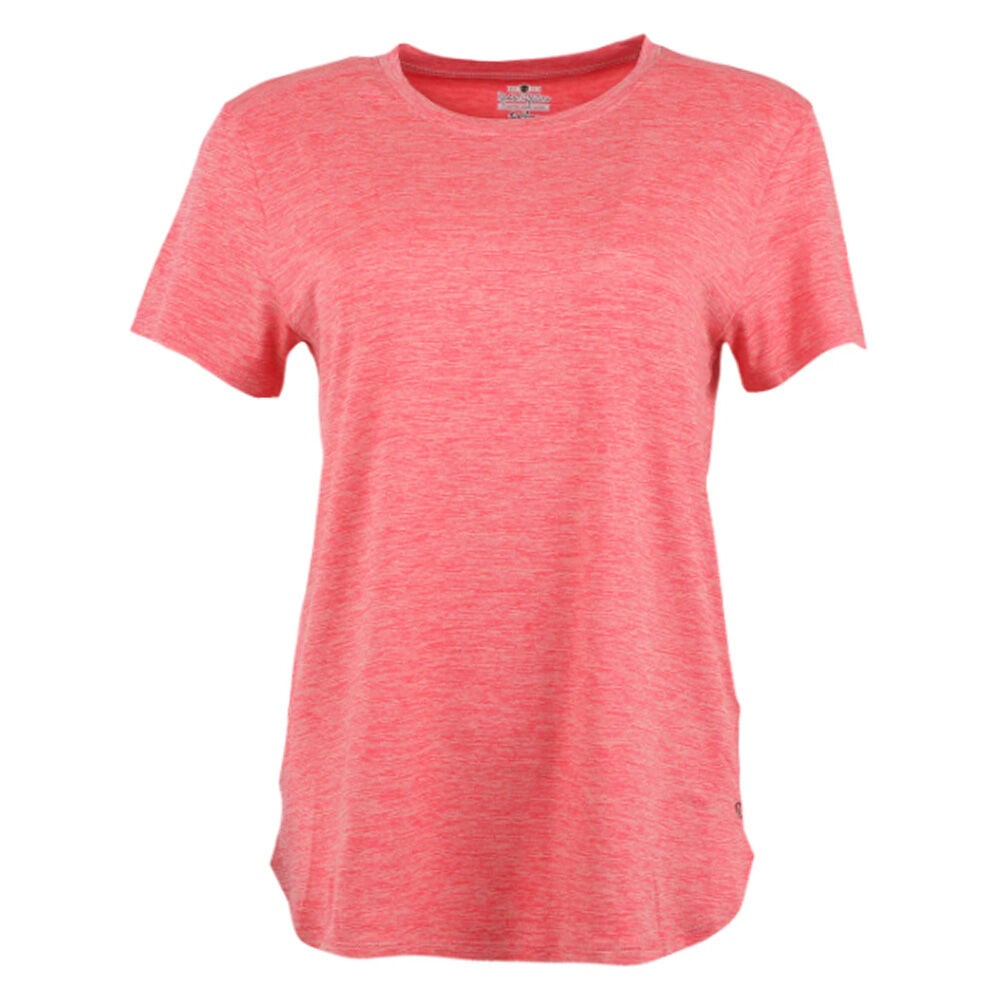 image of Women's Cool Flow Crew Neck Tee- Watermelon Heather