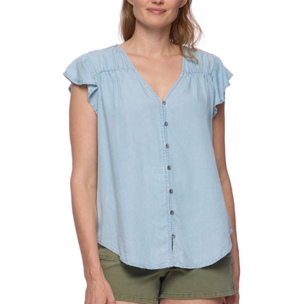 image of Women's Alivia Blouse- Chambray