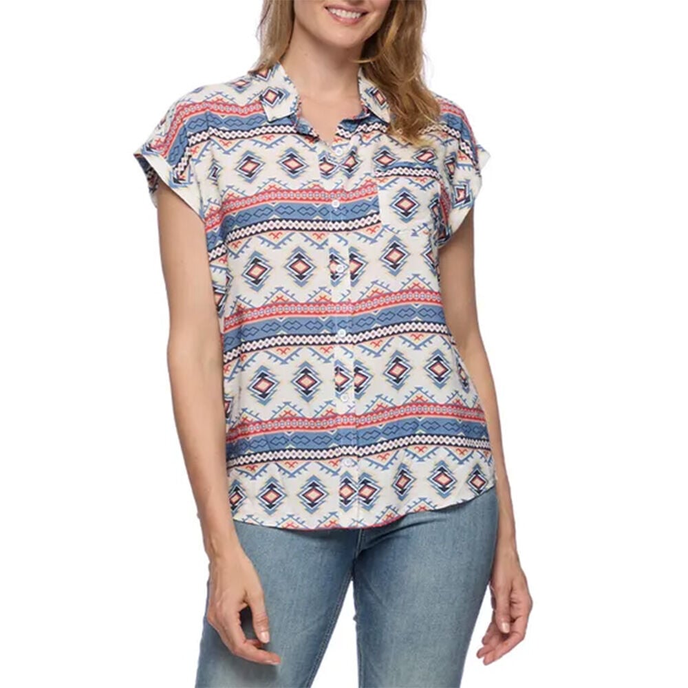 image of Women's Selma Shirt- Blue Multi