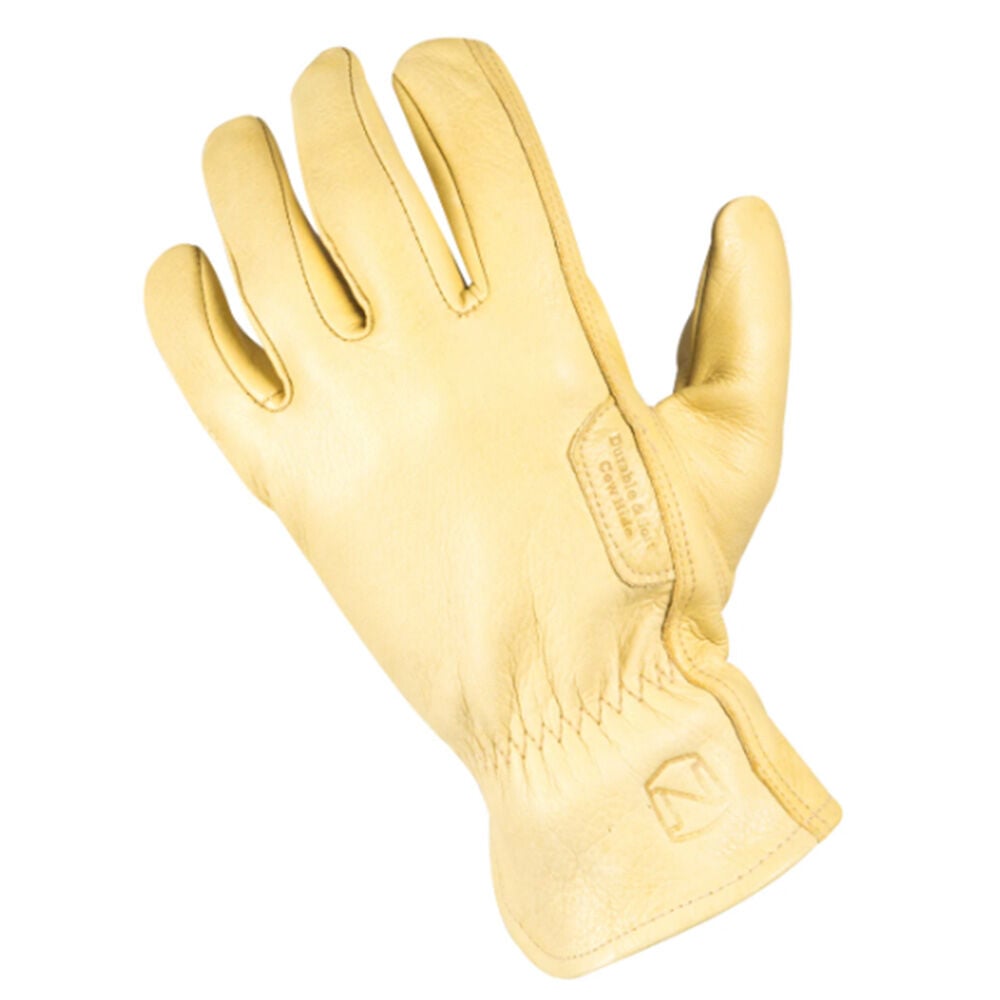 image of Men's Leather Work Glove- Cowhide, Honey Gold