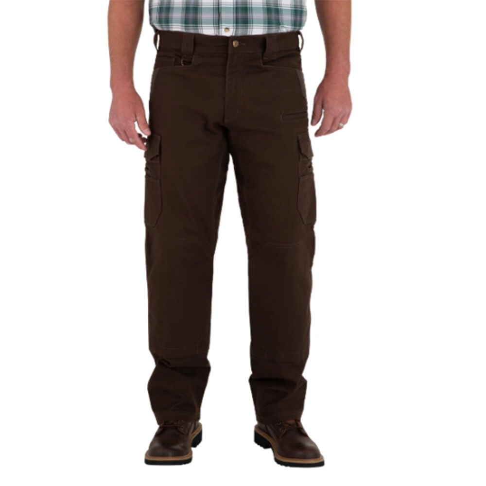 image of Men's FullFlexx HD Hammer Drill Cargo Canvas Pant- Brown
