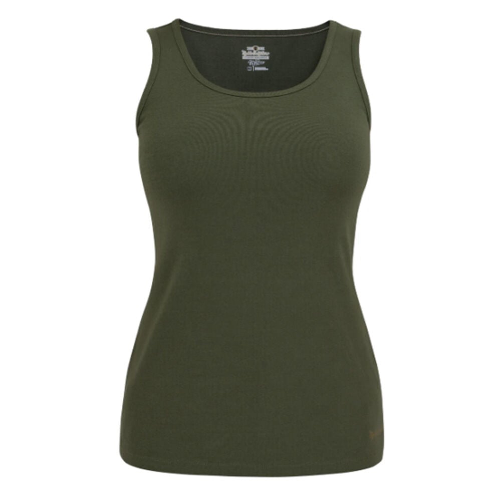 image of Women's Tug-Free Tank- Olive