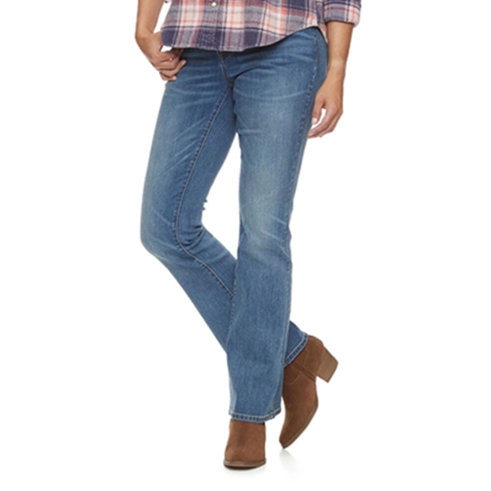 image of Women's Bonnie Mid Rise Boot Cut Jean