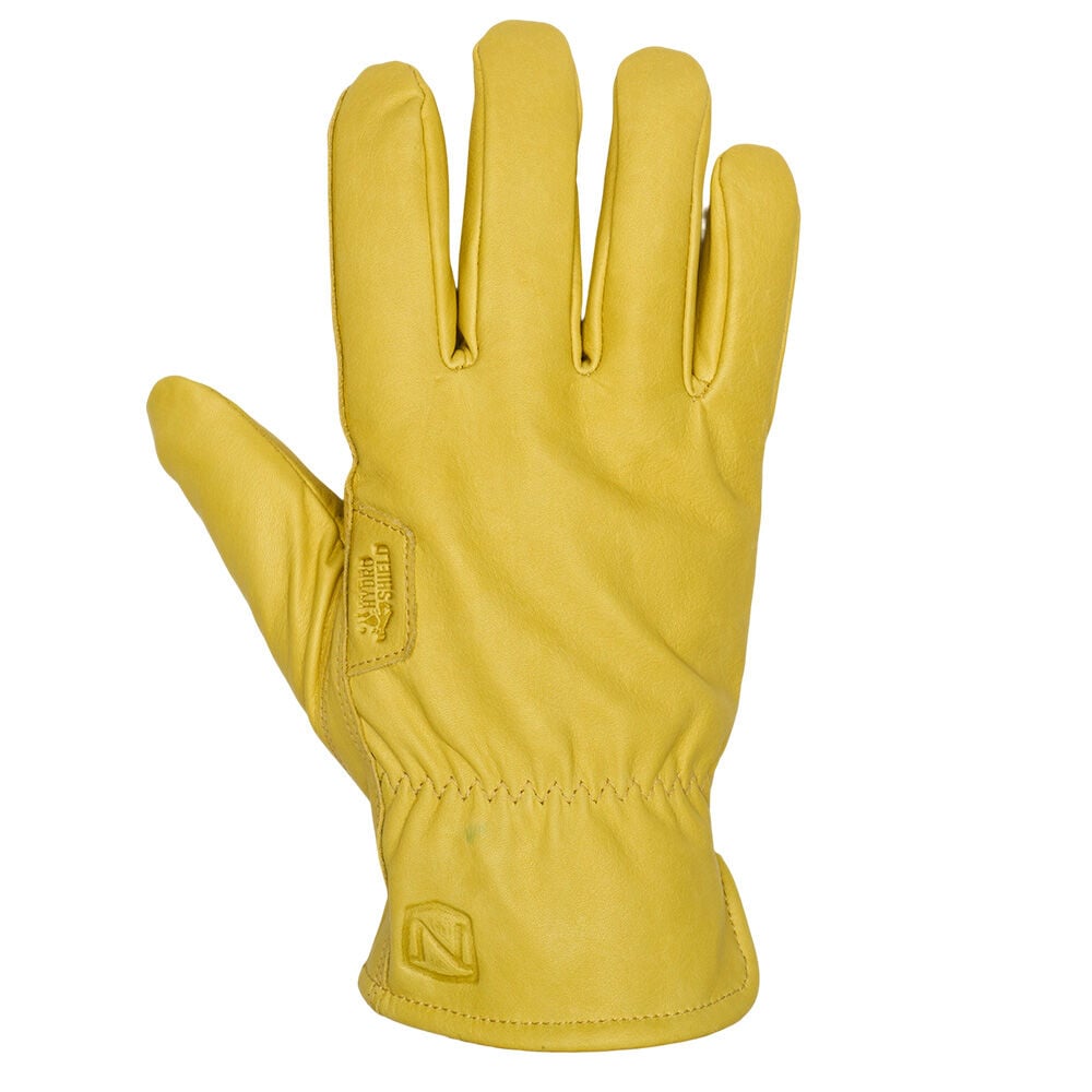 image of Men's Lined Water Resistant Leather Cowhide Work Glove