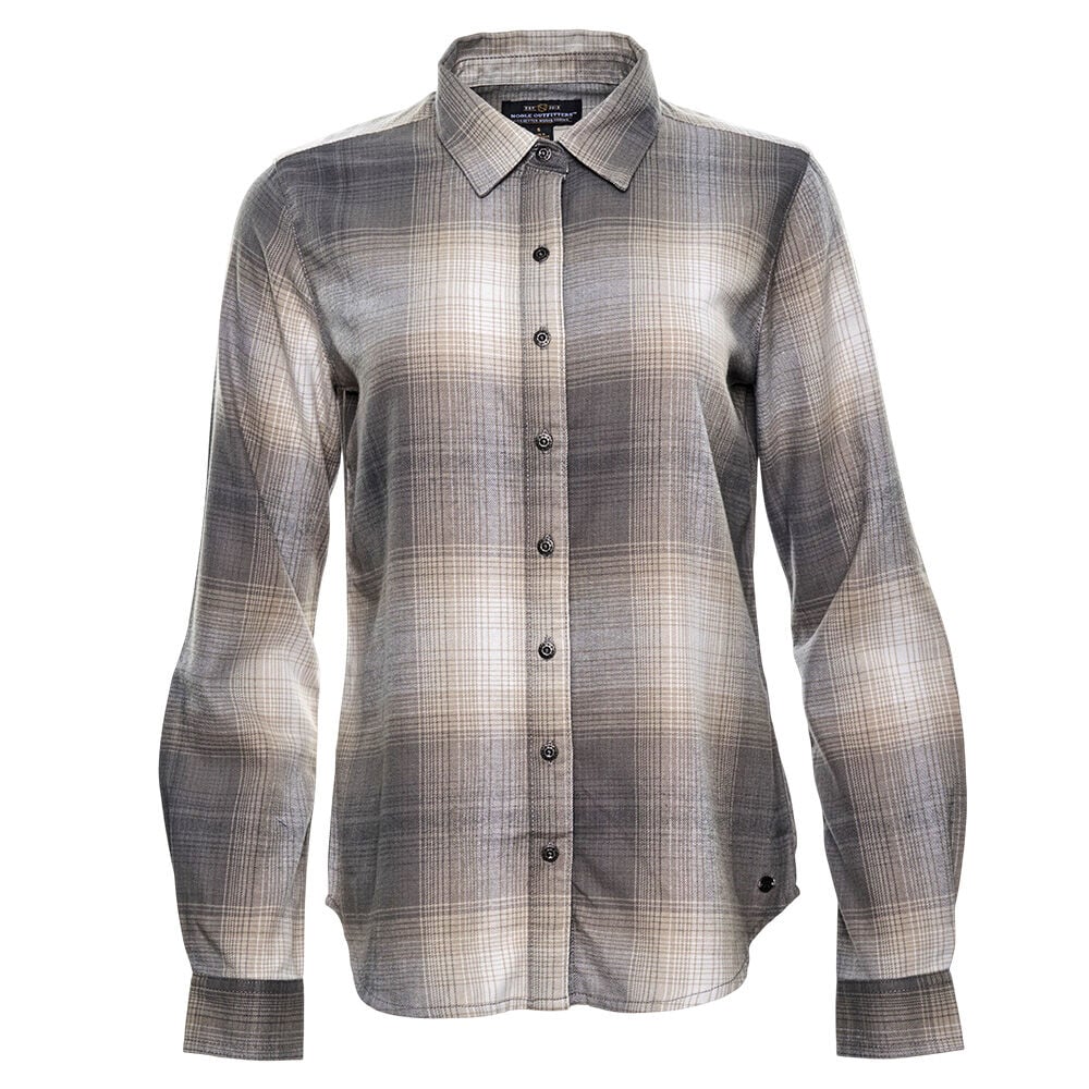 image of Women's Relaxed Fit Flannel Long Sleeve Shirt