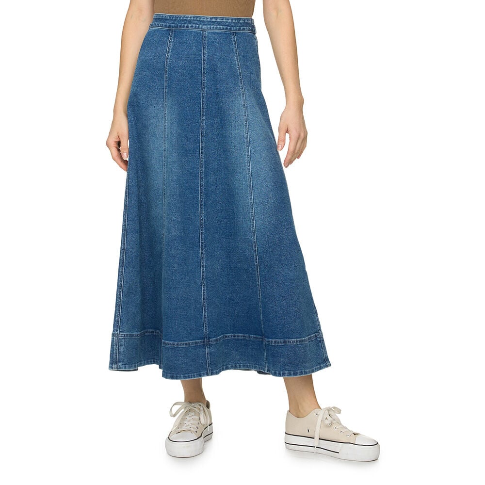 image of Women's Victoria Denim Maxi Skirt