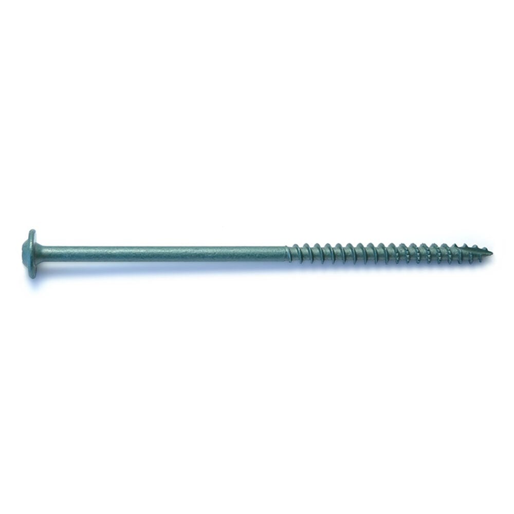 image of 5/16-in x 6-in Grade 2 Green Exterior Coated Washer Head Lag Screw