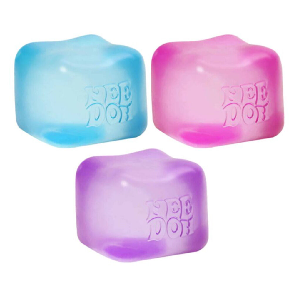 image of Assorted Nice Cube Sensory Squeeze Toy (Color May Vary)