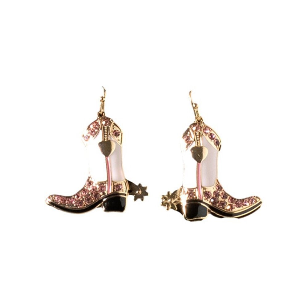 image of Women's Gemstone Cowgirl Boots Earrings