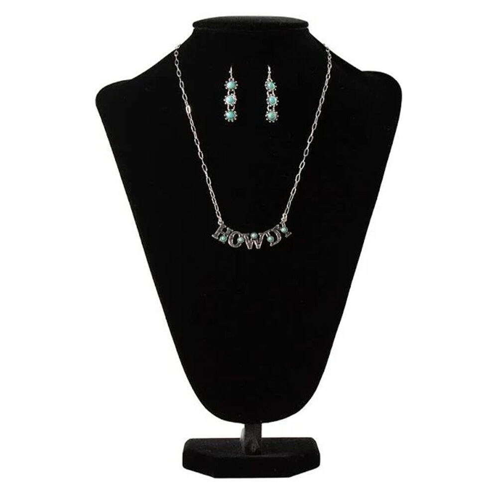 image of Women's Turquoise Howdy Jewelry Set