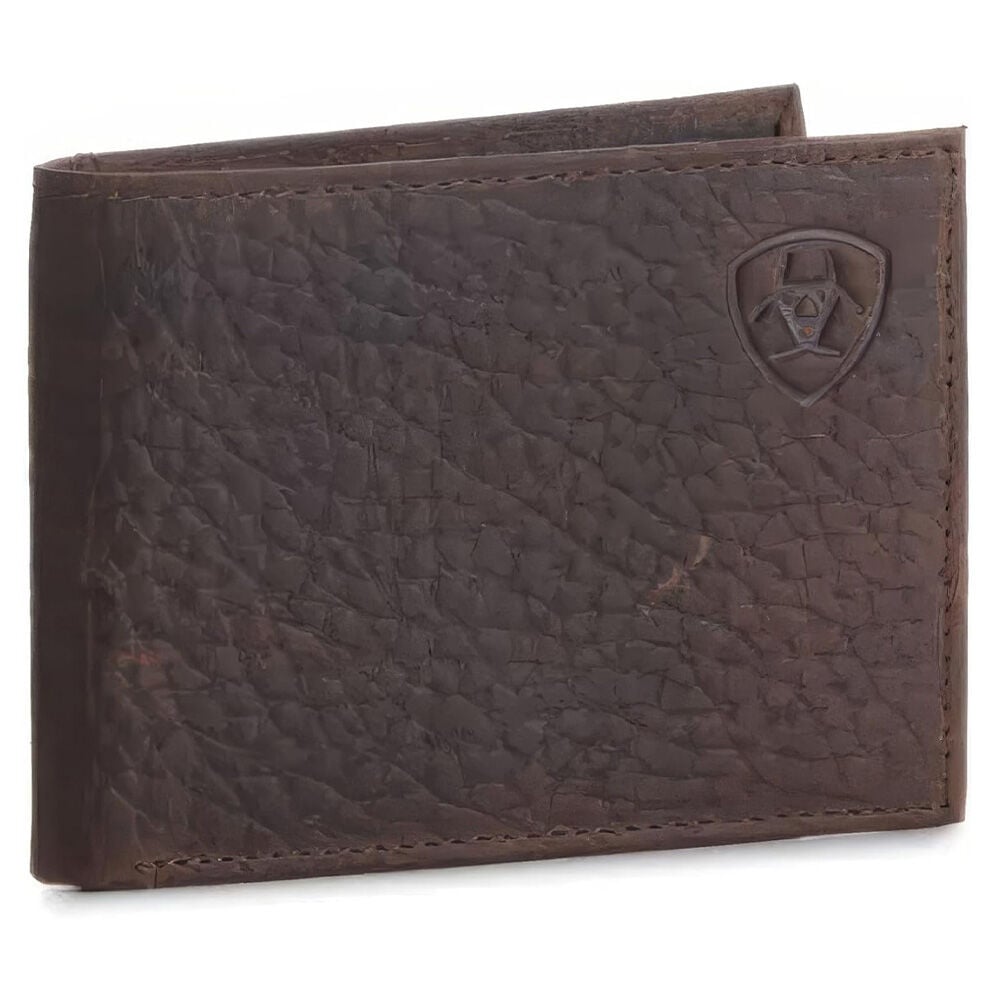 image of Men's Shield Logo Bifold Wallet