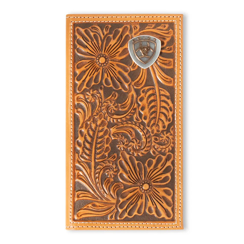 image of Men's Floral Embossed Rodeo Wallet