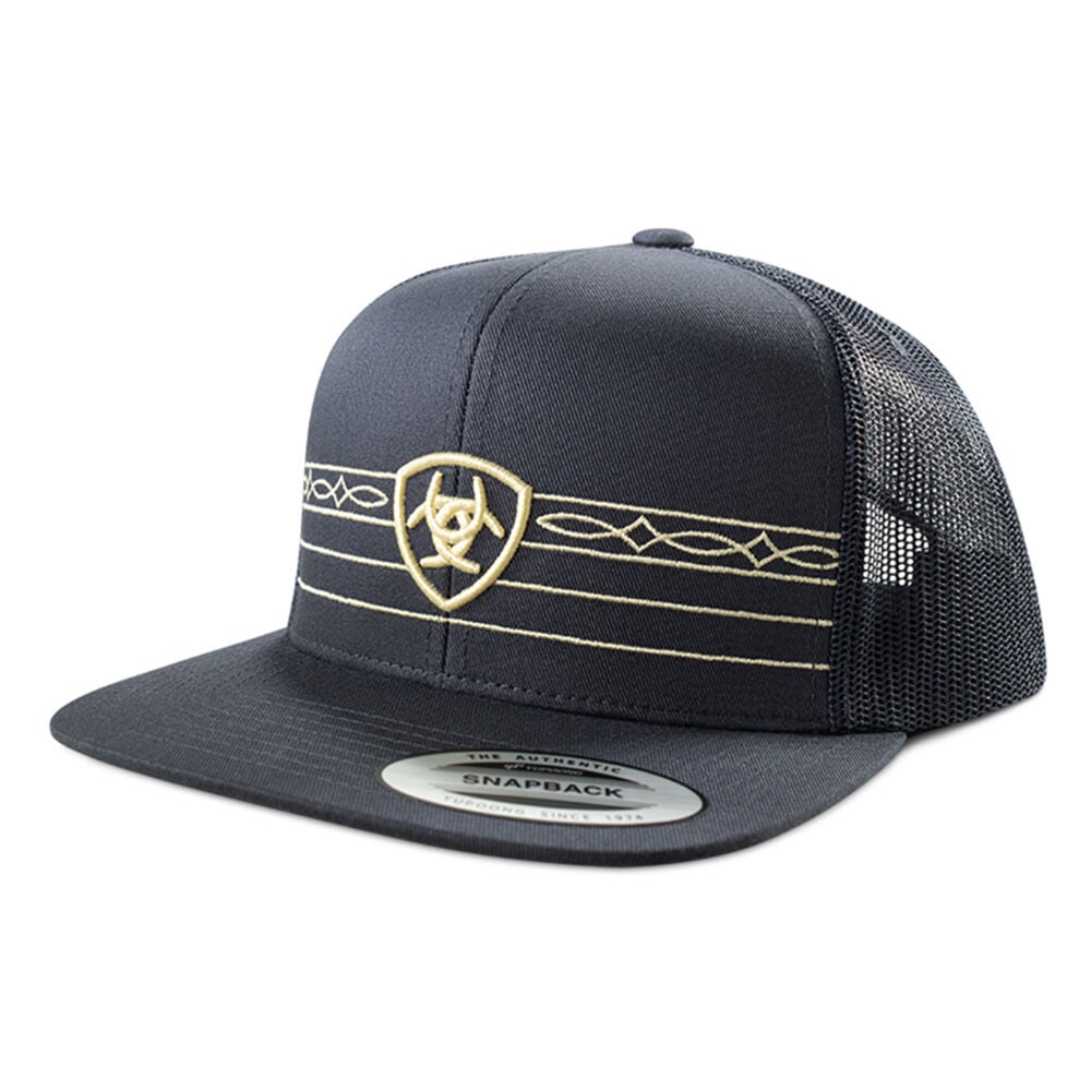 image of Men's Shield and Boot Stitch Snapback Baseball Cap